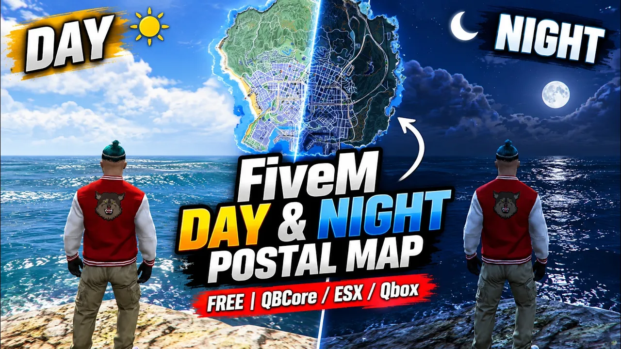 Lumo Postal Map – Day & Night (FREE)