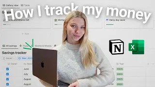How I manage my money and finances Notion Excel free template