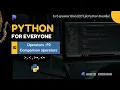 Python Comparison Operators Python for Everyone - Ep 10