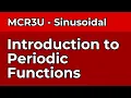 Introduction to Periodic Functions