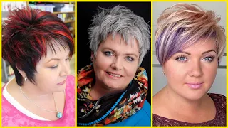 Pixie cut for plus size women Short hair for plus size women Pixie bob haircut