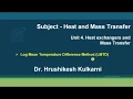 4 4 Log Mean Temperature Difference Method LMTD for Heat Exchanger