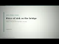 S2-18 Price of risk as the bridge AI Orchestration