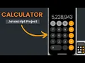 How to make a Calculator using HTML CSS JavaScript