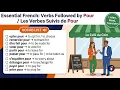 Essential French 10 Verbs Followed by Pour