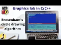 Bresenham s circle drawing algorithm in C graphics Explanation and code C graphics lab