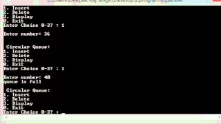 Circular Queue in C