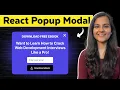 How to make Popup Modal in React JS React Hooks
