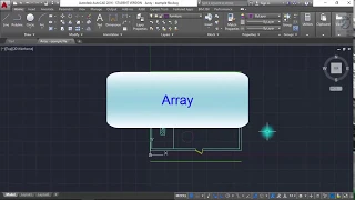 Array command in AutoCAD 2016