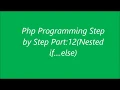 PHP Programming Nested if Else Tutorial Bangla