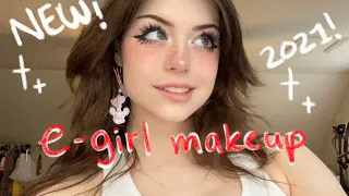 new updated 2021 e girl makeup tutorial 