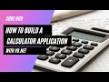 How to build a Calculator Application with Visual Basic Net VB Net - Adding the controls Part 1
