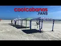 Setting up 5 CoolCabanas - The World s Best Beach Shelter
