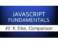 JS Tutorial For Beginners - If Else Comparison Operators