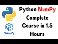 NumPy Tutorial in English - The Complete Course Python NumPy Library