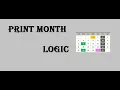 How to print a Particular Month in java Logic explanation