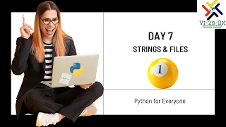 Python for Beginners 7-1 Strings File Handling SECRETS