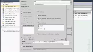 How to create a backup Maintenance Plan in SQL Server