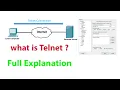 what is telnet telnet explained how does exactly telnet works telnet vs ssh CCNA 200-301