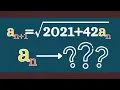 a nice recursive sequence with a square root