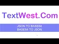 How to convert Base64 to JSON and JSON to Base64