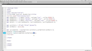 JSON arrays in Objects