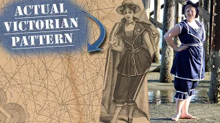 untangling a victorian spaghetti pattern 1890s bathing costume