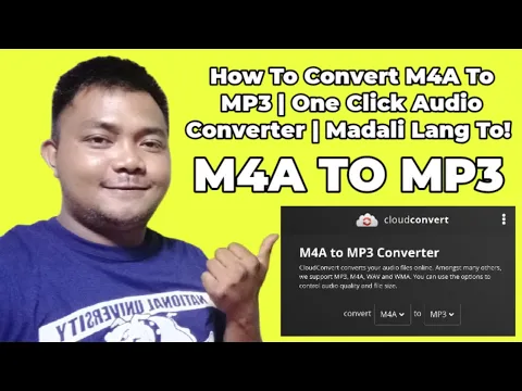 Download MP3 How To Convert M4A To MP3? | One Click Online Audio Converter