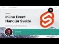 Svelte Tutorial Inline event Handler Tutorial Svelte Indonesia