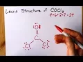 How to Draw the Lewis Structure of COCl2 dichloromethanal phosgene
