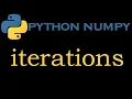Python Numpy Module 10 Array Iterations