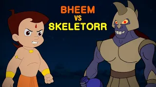 chhota bheem battles skeletorr animated action videos cartoon videos for kids in hindi