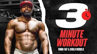 Build Muscle Burn Fat 3 Minute total body workout MikeRashidOfficial