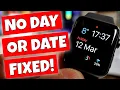 No Date Month Showing On Apple Watch FIX - Calendar Complications
