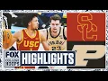 USC Trojans vs Purdue Boilermakers Big Ten Tournament Highlights FOX College Hoops