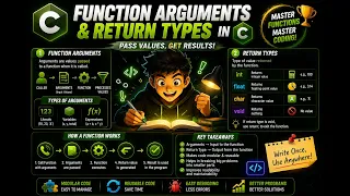 Function Arguments and Return Values in C Programming C Tutorial