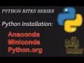 Easy Python Installation - Anaconda Miniconda Python org Tagalog