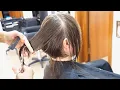 SUPER HAIRCUT - FROM LONG LOB TO SHORT STACKED BOB