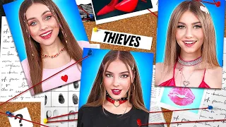 فتيات تيم تين أصبحن لصوصا تم القبض على الفتاة الجديدة وملكة المدرسة والمتنمر 