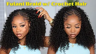 fulani braids with crochet hair no leave out protective style eayon hair chev b 