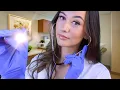ASMR Medical FULL BODY Exam Roleplay for Sleep soft spoken eye exam ear cleaning scalp check