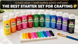Honest Review Apple Barrel Essentials Acrylic Paint