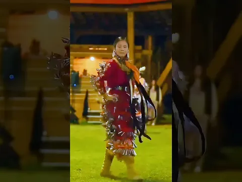Jr. Women's Jingle, Sunday Night Contest!🪶✨♥️ #indigenous #powwow #jingle #dance #beauty #shorts