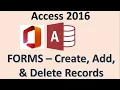 How to create table insert data Create Query Generate Report in MS Access 2016 Microsoft Office