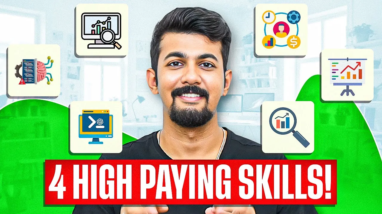 Outline Video 4 Skills for Highest Salaries in 2024 | How to learn? | Most Valuable Job Skills