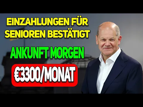 Download MP3 Bestätigt von Olaf Scholz! Morgen werden 3300€ an Rentner mit Rentenversicherung ausgezahlt