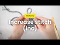 How to increase inc single crochet stitches in the round