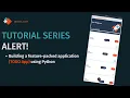 Building a Python TODO App From Front-end to Back-end with APK Compilation Ep 01