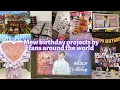 Lagu Mew Birthday projects by fans around the world 🌎He is loved by many all projects are so beautiful🎁❤️