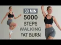 Download Lagu 5000 STEPS IN 30 Min - Walking FAT BURN Workout to the BEAT, Super Fun, No Repeat, No Jumping